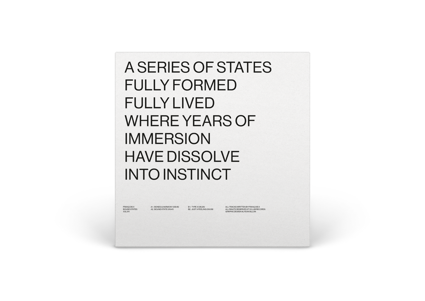 François X - Bound States